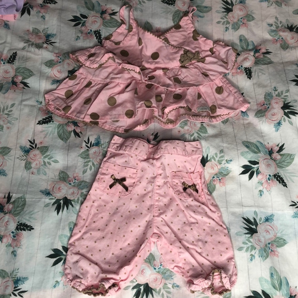Baby girl Calvin Klein summer outfit ADORABLE